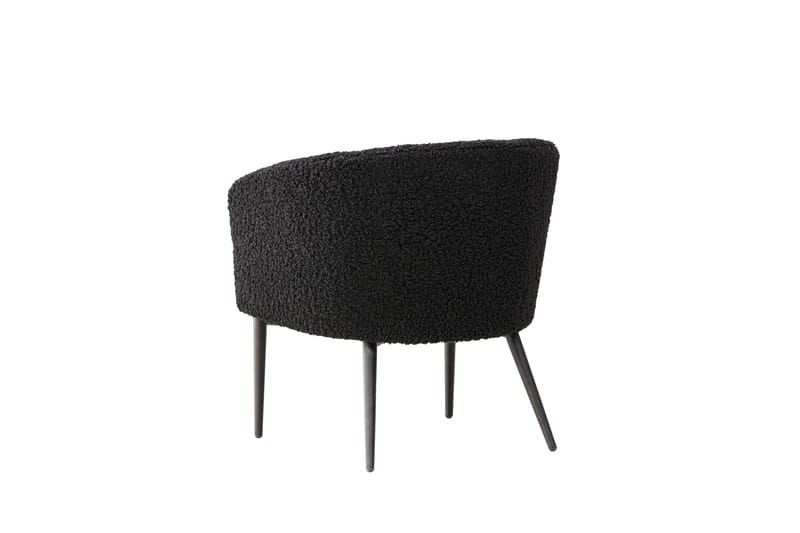 Fluffy Fåtölj - Svart - Products - Möbler - Fåtölj & stolar - Fåtölj