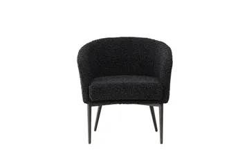 Fluffy Fåtölj - Svart - Products - Möbler - Fåtölj & stolar - Fåtölj
