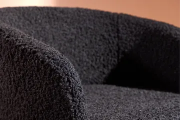 Fluffy Fåtölj - Svart - Products - Möbler - Fåtölj & stolar - Fåtölj