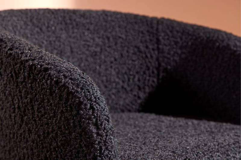 Fluffy Fåtölj - Svart - Products - Möbler - Fåtölj & stolar - Fåtölj