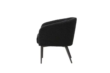 Fluffy Fåtölj - Svart - Products - Möbler - Fåtölj & stolar - Fåtölj