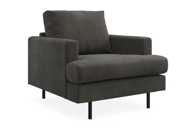 Menard Compact Fåtölj - Mörkgrå - Products - Möbler - Fåtölj & stolar - Fåtölj