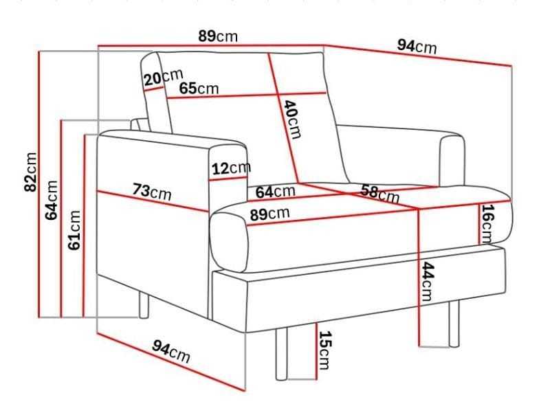 Menard Compact Fåtölj - Mörkgrön - Products - Möbler - Fåtölj & stolar - Fåtölj