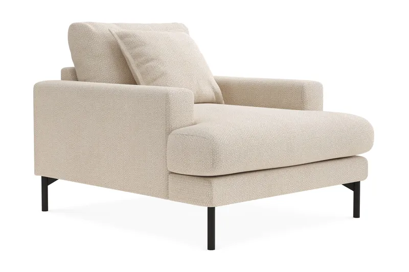 Menard Premium Fåtölj i Chenille - Ljusbeige - Products - Möbler - Fåtölj & stolar - Fåtölj