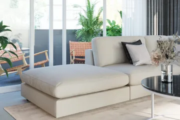 Arken Fotpall - Beige - Products - Möbler - Fåtölj & stolar - Pall & puff - Fotpallar