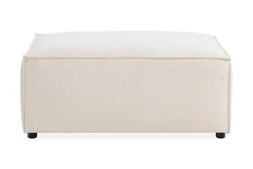 Cubo 1-sits  Rektangulär Fotpallsmodul i Tyg 80 cm bred - Beige - Products - Möbler - Fåtölj & stolar - Pall & puff - Fotpallar