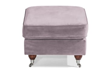 Howard Riviera Fotpall Sammet - Lila - Products - Möbler - Fåtölj & stolar - Pall & puff - Fotpallar