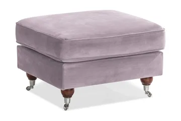 Howard Riviera Fotpall Sammet - Lila - Products - Möbler - Fåtölj & stolar - Pall & puff - Fotpallar