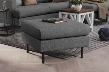 Menard Compact Fotpall 68 cm - Mörkgrå - Products - Möbler - Fåtölj & stolar - Pall & puff - Fotpallar