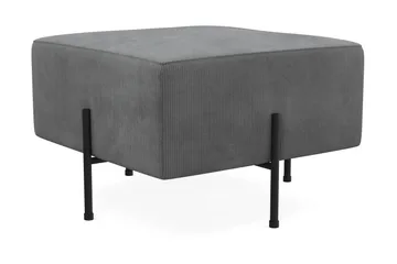 Menard Compact Sittpuff 60 cm Kvadratisk - Grå - Products - Möbler - Fåtölj & stolar - Pall & puff - Sittpuff
