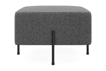 Menard Compact Sittpuff 60 cm Kvadratisk - Mörkgrå - Products - Möbler - Fåtölj & stolar - Pall & puff - Sittpuff