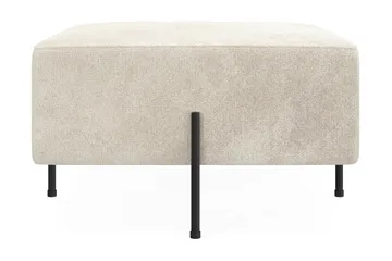 Menard Compact Sittpuff 70 cm Kvadratisk - Vit - Products - Möbler - Fåtölj & stolar - Pall & puff - Sittpuff