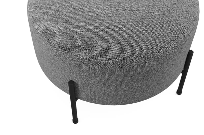 Menard Compact Sittpuff Rund 60 cm - Mörkgrå - Products - Möbler - Fåtölj & stolar - Pall & puff - Sittpuff