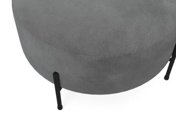 Menard Compact Sittpuff Rund 70 cm - Grå - Products - Möbler - Fåtölj & stolar - Pall & puff - Sittpuff