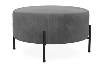 Menard Compact Sittpuff Rund 70 cm - Grå - Products - Möbler - Fåtölj & stolar - Pall & puff - Sittpuff