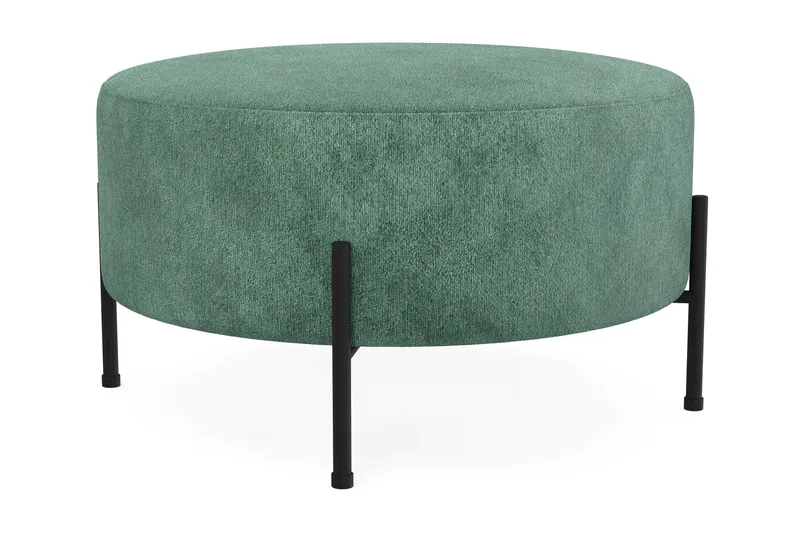 Menard Compact Sittpuff Rund 70 cm - Grön - Products - Möbler - Fåtölj & stolar - Pall & puff - Sittpuff