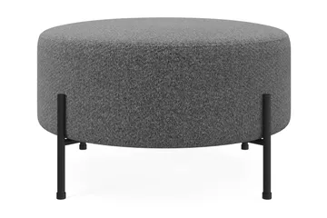 Menard Compact Sittpuff Rund 70 cm - Mörkgrå - Products - Möbler - Fåtölj & stolar - Pall & puff - Sittpuff