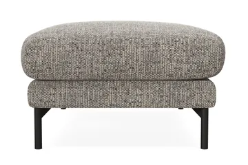 Menard Premium Fotpall i Chenille - Grå - Products - Möbler - Fåtölj & stolar - Pall & puff - Fotpallar