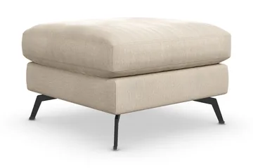 Ocean Lyx Fotpall - Beige/Sammet - Products - Möbler - Fåtölj & stolar - Pall & puff - Fotpallar