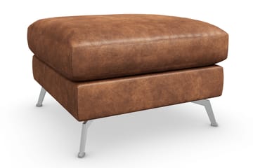 Ocean Lyx Fotpall - Brun/Läder - Products - Möbler - Fåtölj & stolar - Pall & puff - Fotpallar