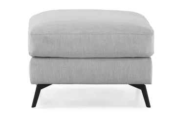 Ocean Lyx Fotpall - Linnegrå, Svarta Ben - Products - Möbler - Fåtölj & stolar - Pall & puff - Fotpallar