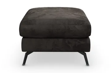 Ocean Lyx Fotpall - Mörkgrå/Sammet - Products - Möbler - Fåtölj & stolar - Pall & puff - Fotpallar