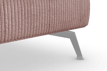Ocean Lyx Fotpall - Rosa/Krom - Products - Möbler - Fåtölj & stolar - Pall & puff - Fotpallar