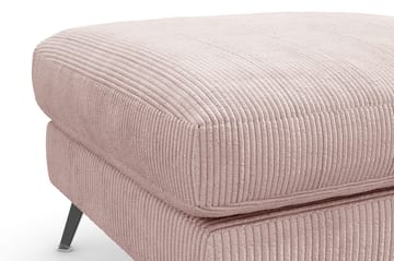 Ocean Lyx Fotpall - Rosa/Svart - Products - Möbler - Fåtölj & stolar - Pall & puff - Fotpallar