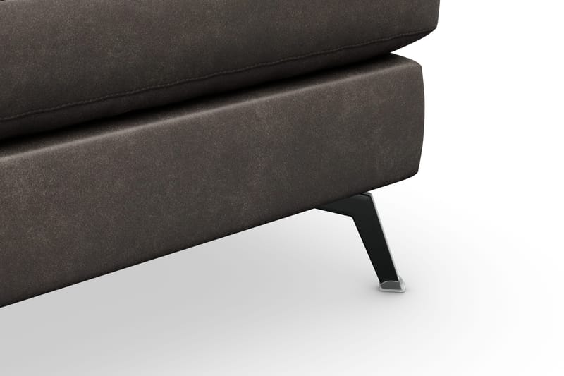 Ocean Lyx Fotpall - Svart/Läder - Products - Möbler - Fåtölj & stolar - Pall & puff - Fotpallar