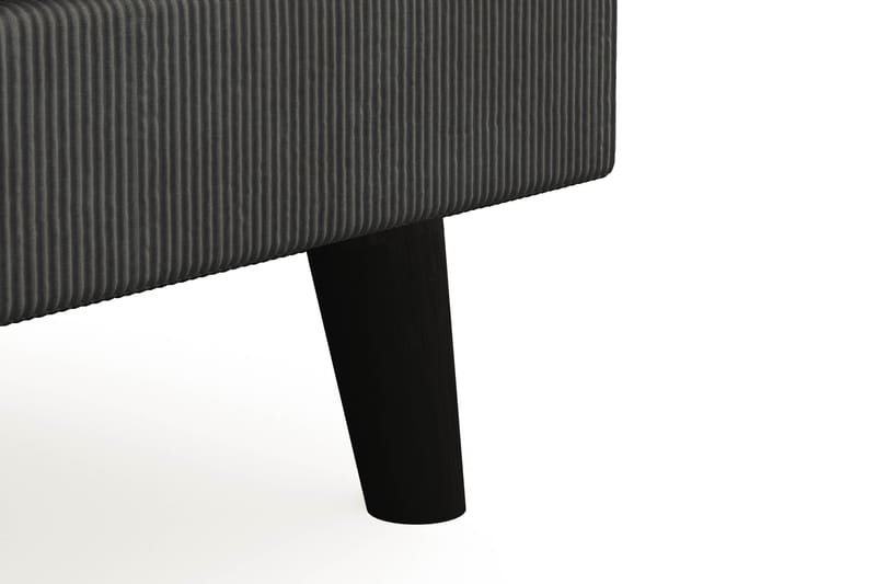 Trend Lyx Fotpall - Mörkgrå Manchester - Products - Möbler - Fåtölj & stolar - Pall & puff - Fotpallar