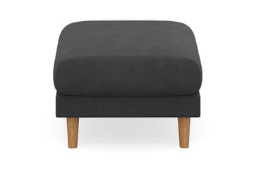 Trend Lyx Fotpall - Mörkgrå/Ek - Products - Möbler - Fåtölj & stolar - Pall & puff - Fotpallar