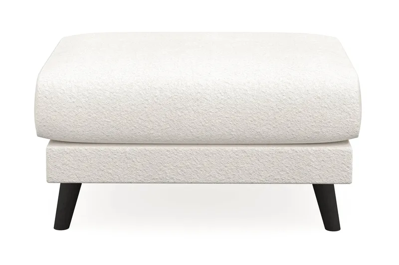 Trend Lyx Fotpall - Vit|Bouclé - Products - Möbler - Fåtölj & stolar - Pall & puff - Fotpallar