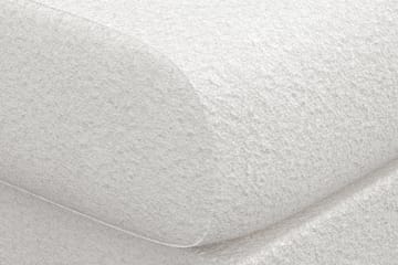 Trend Lyx Fotpall - Vit/Ek - Products - Möbler - Fåtölj & stolar - Pall & puff - Fotpallar