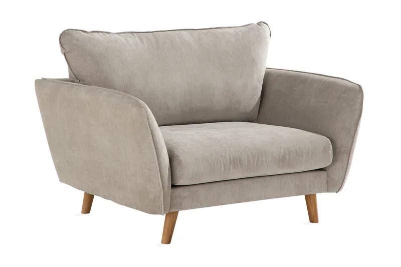 Trend Lyx Fåtölj - Beige/Ek - Products - Möbler - Fåtölj & stolar - Fåtölj