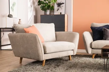 Trend Lyx Fåtölj - Beige/Ek - Products - Möbler - Fåtölj & stolar - Fåtölj