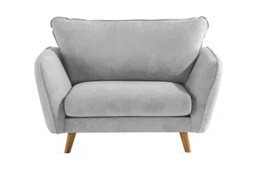 Trend Lyx Fåtölj - Ljusgrå/Ek - Products - Möbler - Fåtölj & stolar - Fåtölj