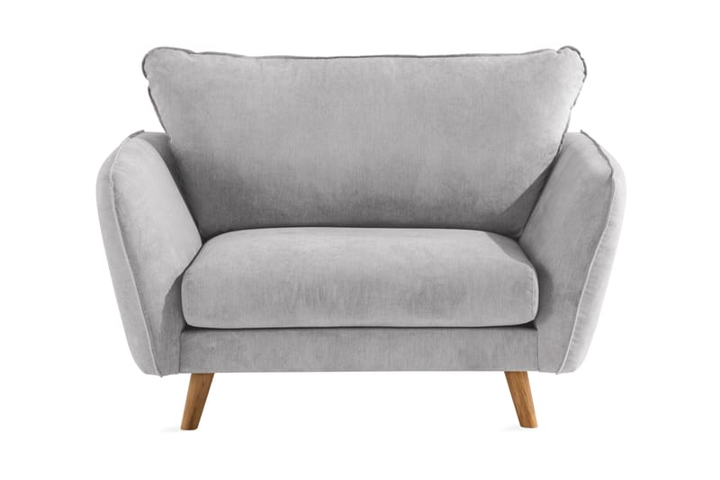 Trend Lyx Fåtölj - Ljusgrå/Ek - Products - Möbler - Fåtölj & stolar - Fåtölj