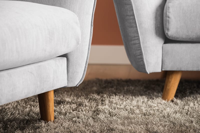 Trend Lyx Fåtölj - Ljusgrå/Ek - Products - Möbler - Fåtölj & stolar - Fåtölj