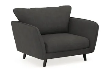 Trend Lyx Fåtölj - Mörkgrå Manchester - Products - Möbler - Fåtölj & stolar - Fåtölj