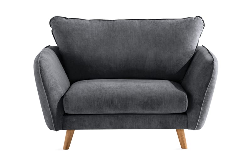 Trend Lyx Fåtölj - Mörkgrå/Ek - Products - Möbler - Fåtölj & stolar - Fåtölj