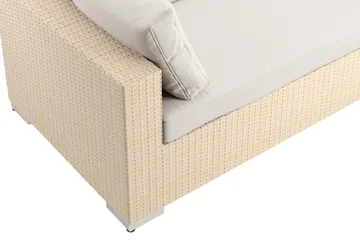 Bahamas L-formad utesoffa vänster, 6-sits med bord och hylla - Beige - Products - Utemöbler & utemiljö - Loungemöbler - Loungeset & loungegrupp