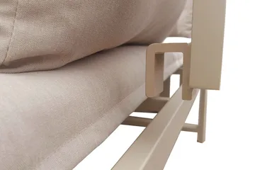 Lainelle 4-sits Soffgrupp för altan och terrass med beige dynor - Beige - Products - Utemöbler & utemiljö - Loungemöbler - Loungeset & loungegrupp