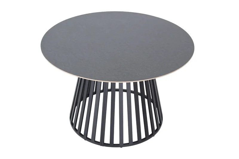 Sensi Runt Matbord utomhus 120 cm i metall - Svart - Products - Utemöbler & utemiljö - Utebord & trädgårdsbord - Matbord utomhus