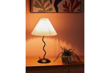 Montecristo Bordslampa 49 cm E27 - Svart/Vit - Products - Belysning - Lampor & belysning inomhus - Sovrumslampa - Sänglampa - Sängbordslampa