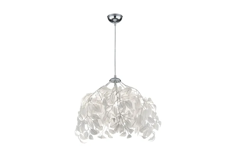 Leavy Taklampa 38cm E27 vit, Vit