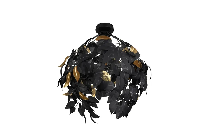 Leavy Plafond 38 cm E27 mattsvart - Matt svart - Products - Belysning - Lampor & belysning inomhus - Taklampa & takbelysning - Kökslampa & taklampa kök