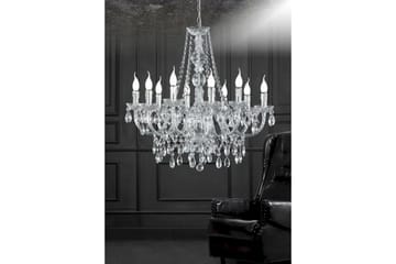 Luster Ljuskrona 10L E14 transparent - Transparent - Products - Belysning - Lampor & belysning inomhus - Taklampa & takbelysning - Kristallkrona & takkrona
