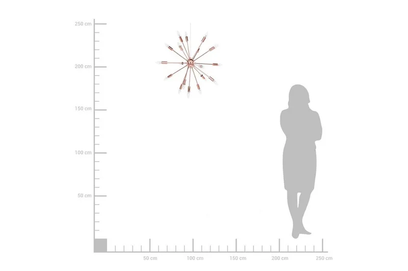 Maguse Taklampa 59 cm - Koppar - Products - Belysning - Lampor & belysning inomhus - Taklampa & takbelysning - Pendellampa & hänglampa