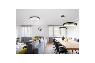 Pendel TRIO Cardona 62 cm, Mattsvart - 62 cm, Mattsvart - Products - Belysning - Lampor & belysning inomhus - Taklampa & takbelysning - Kökslampa & taklampa kök