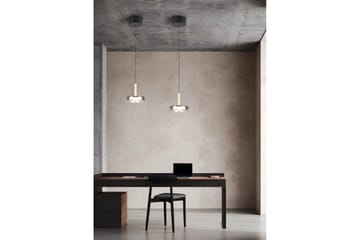 Pendel TRIO Celeste 1-del, Mattsvart/kromad/trä - 1-del, Mattsvart/kromad/trä - Products - Belysning - Lampor & belysning inomhus - Taklampa & takbelysning - Kökslampa & taklampa kök